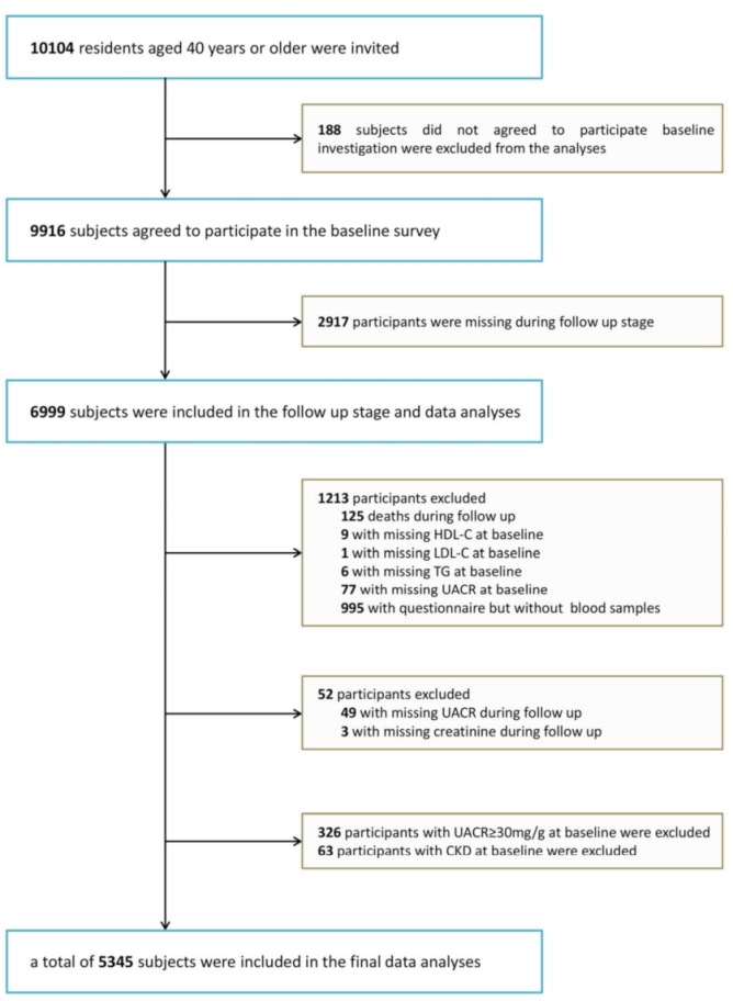 預防慢性腎臟病，中老年人更需關注哪些血脂指標？中國最新研究給您答案！