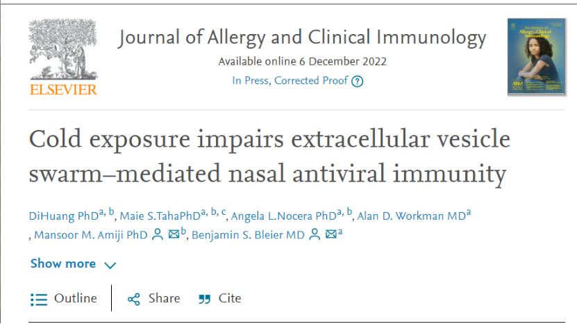 為什么冬季新冠猖獗？科學家揭露首個生物學機制！